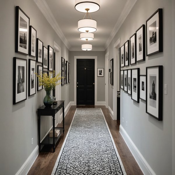 Comment transformer un couloir étroit en galerie d'art personnelle ?